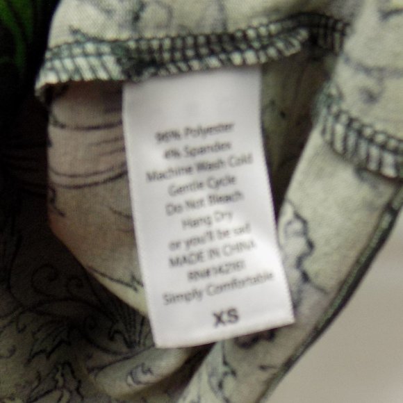 LuLaRoe Julia Flower and Leaf Dress Size XS NWT - Picture 6 of 8